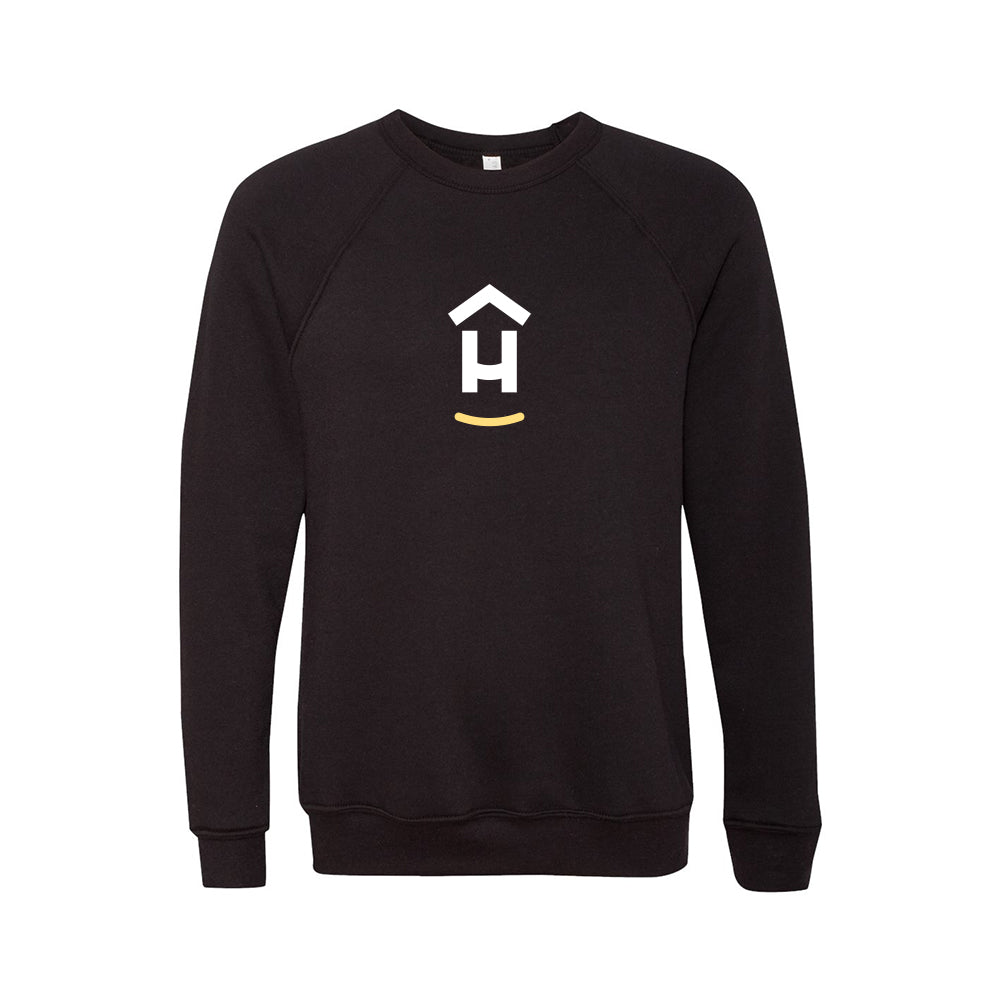BELLA + CANVAS Unisex Sponge Fleece Raglan Crewneck Sweatshirt (Icon)