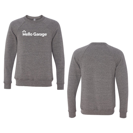 Sponge Fleece Raglan Crewneck Sweatshirt (Logo)